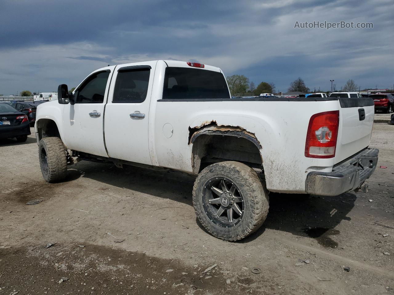 2008 Gmc Sierra K2500 Heavy Duty White vin: 1GTHK23618F203500