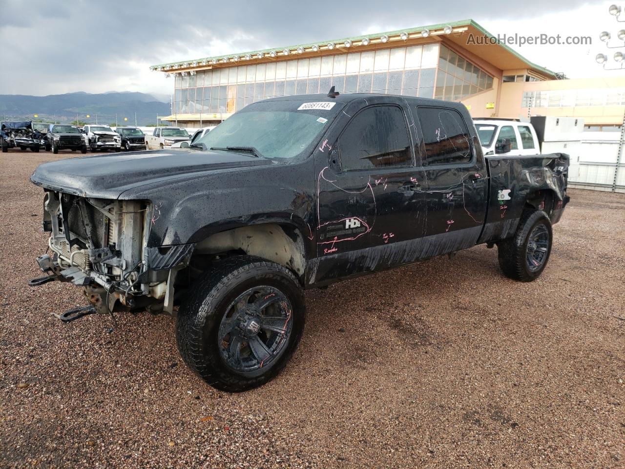 2008 Gmc Sierra K2500 Heavy Duty Black vin: 1GTHK23628F114938