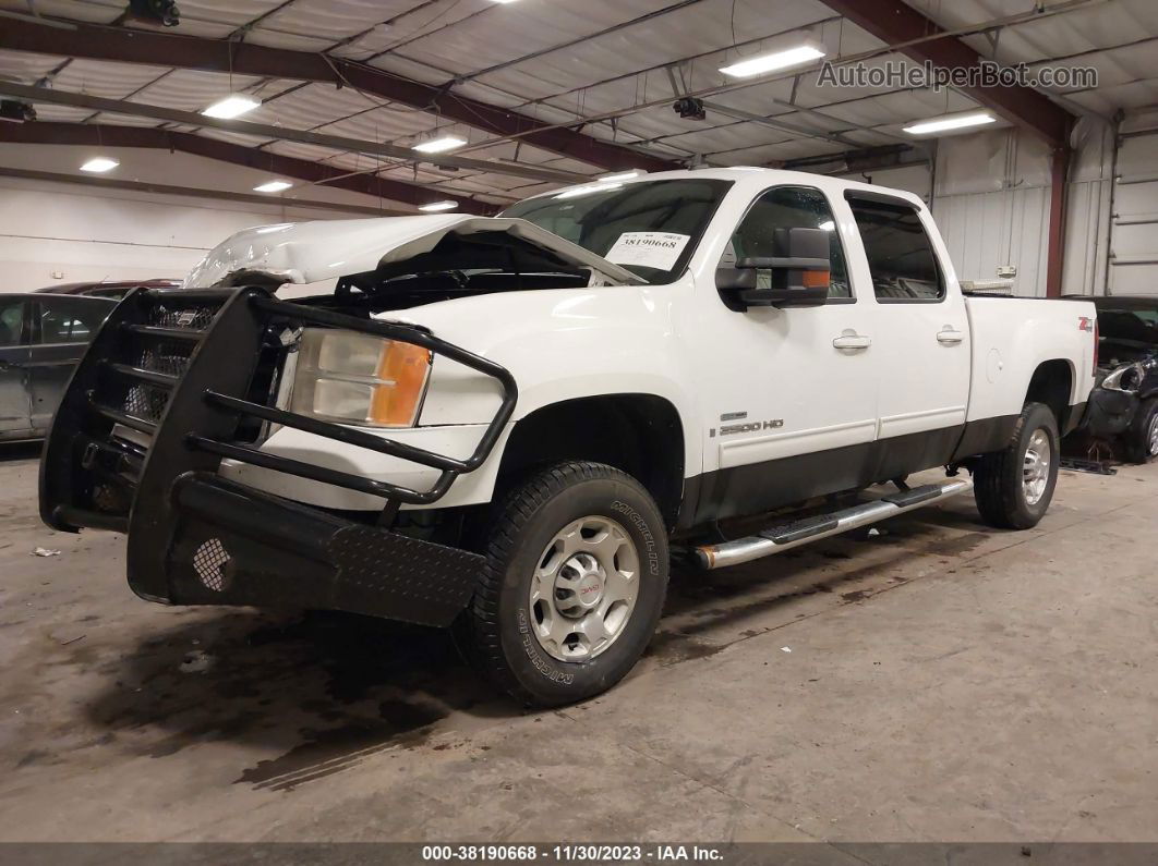 2008 Gmc Sierra 2500hd Slt White vin: 1GTHK23628F158258