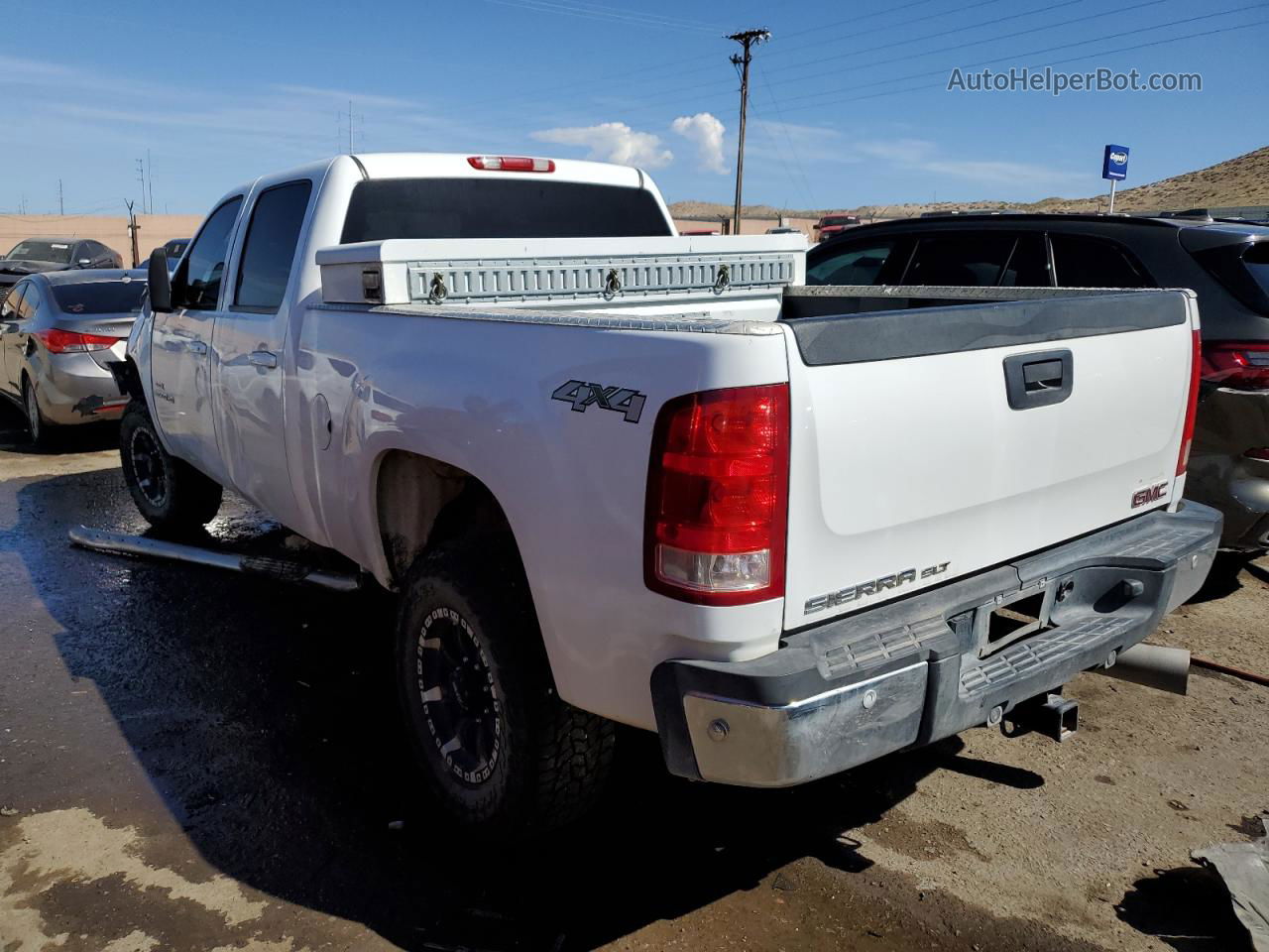 2008 Gmc Sierra K2500 Heavy Duty White vin: 1GTHK23638F172945