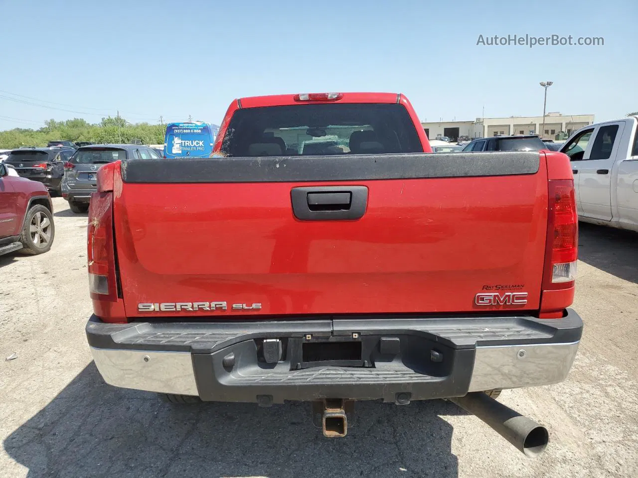 2007 Gmc Sierra K2500 Heavy Duty Red vin: 1GTHK23647F556697