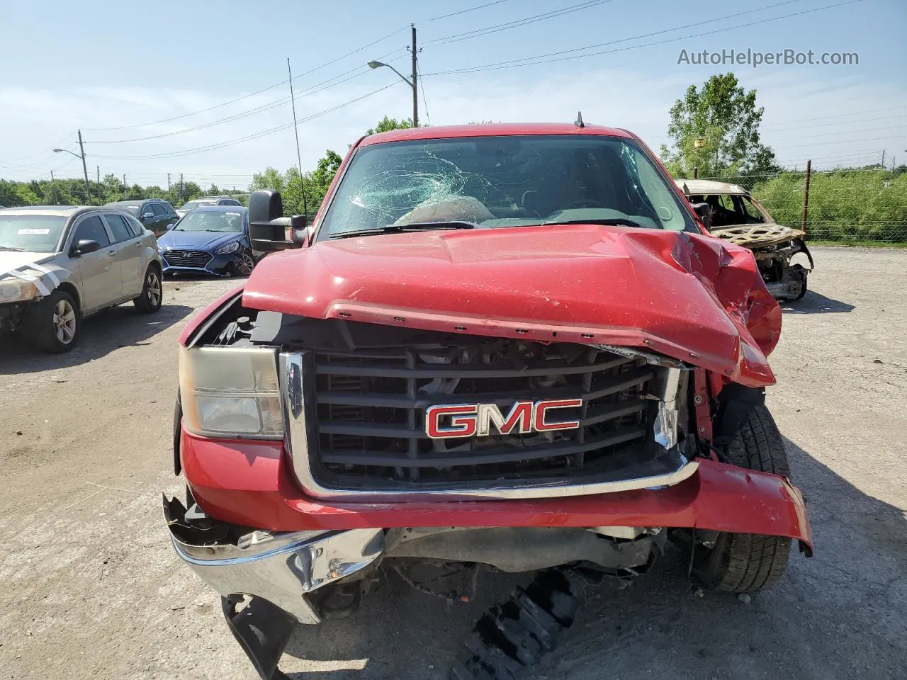 2007 Gmc Sierra K2500 Heavy Duty Red vin: 1GTHK23647F556697