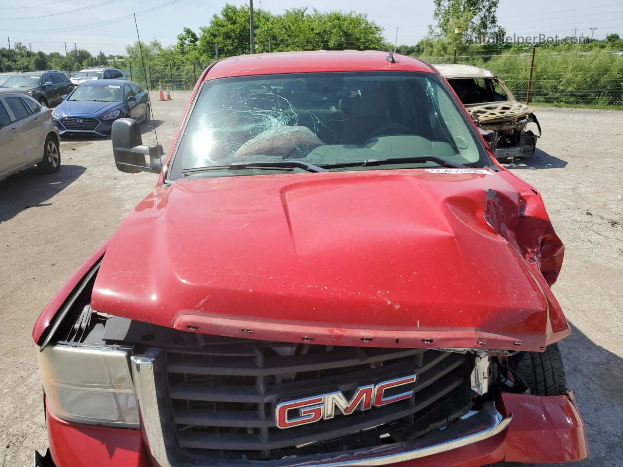 2007 Gmc Sierra K2500 Heavy Duty Red vin: 1GTHK23647F556697