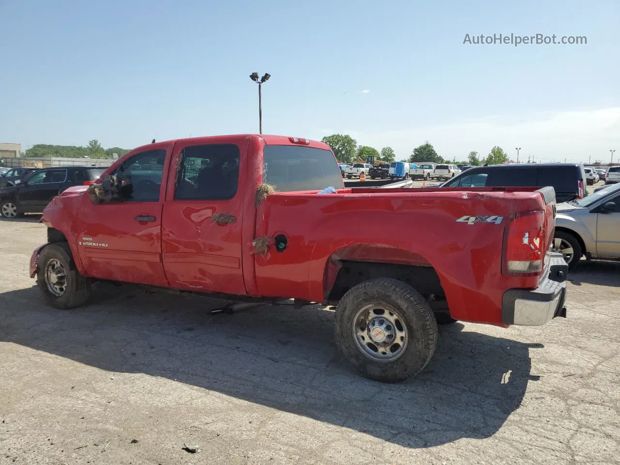 2007 Gmc Sierra K2500 Heavy Duty Red vin: 1GTHK23647F556697