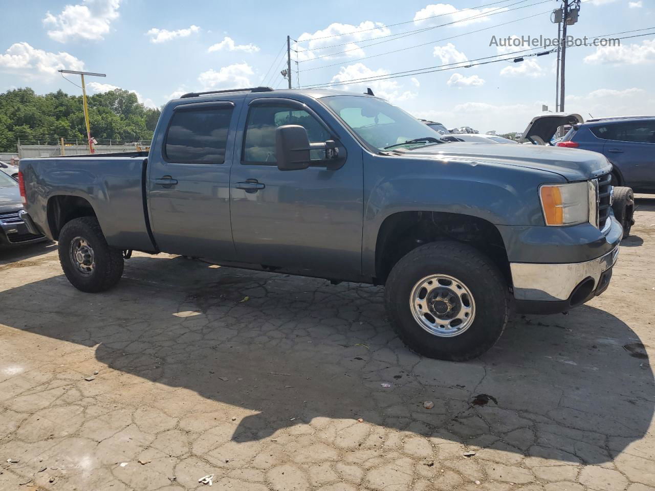 2008 Gmc Sierra K2500 Heavy Duty Blue vin: 1GTHK23658F109359