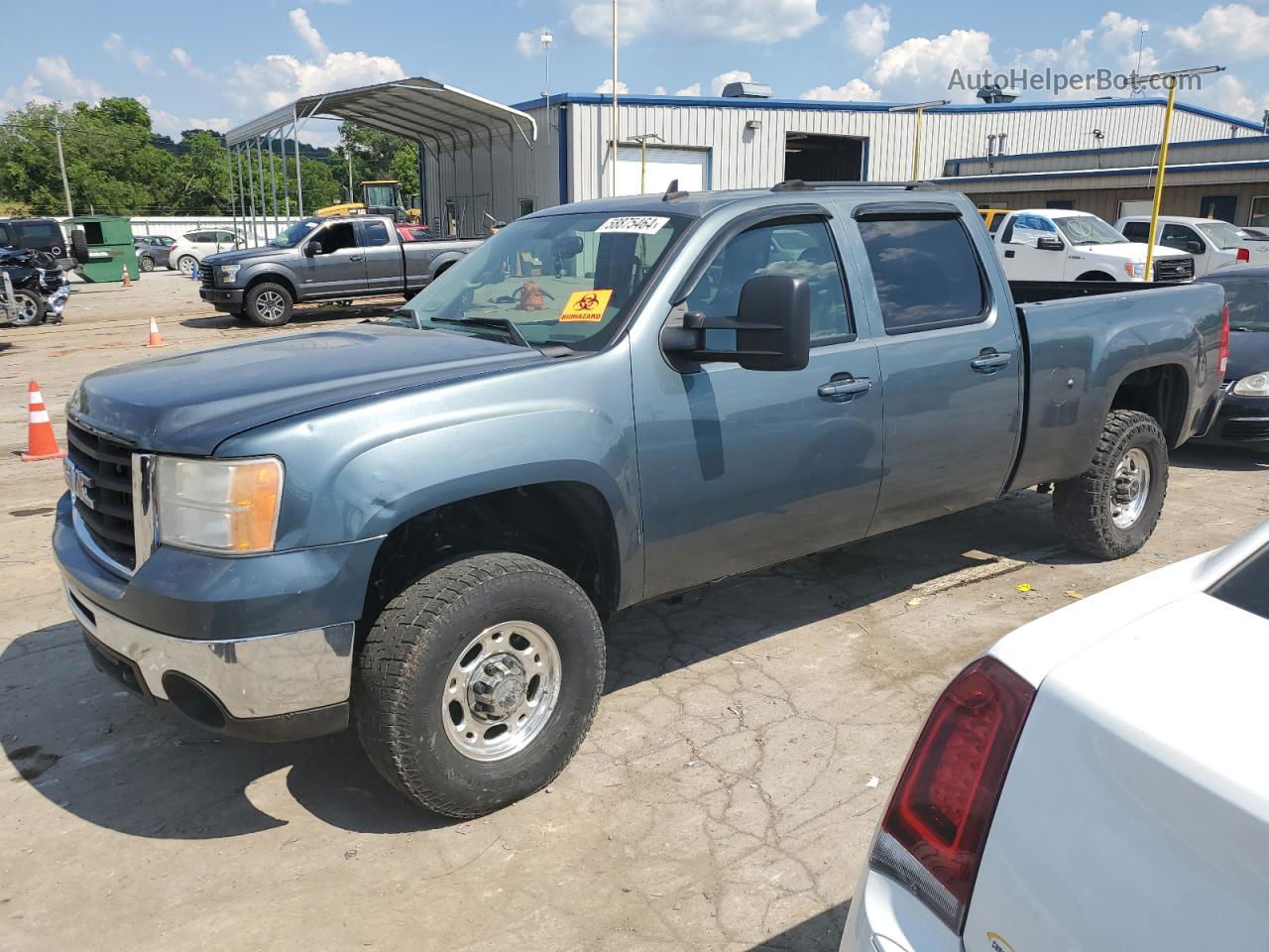 2008 Gmc Sierra K2500 Heavy Duty Blue vin: 1GTHK23658F109359