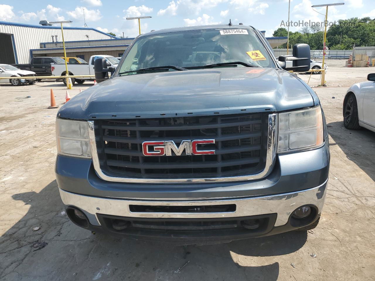 2008 Gmc Sierra K2500 Heavy Duty Blue vin: 1GTHK23658F109359