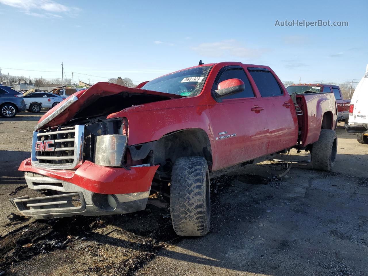 2008 Gmc Sierra K2500 Heavy Duty Red vin: 1GTHK23658F180061