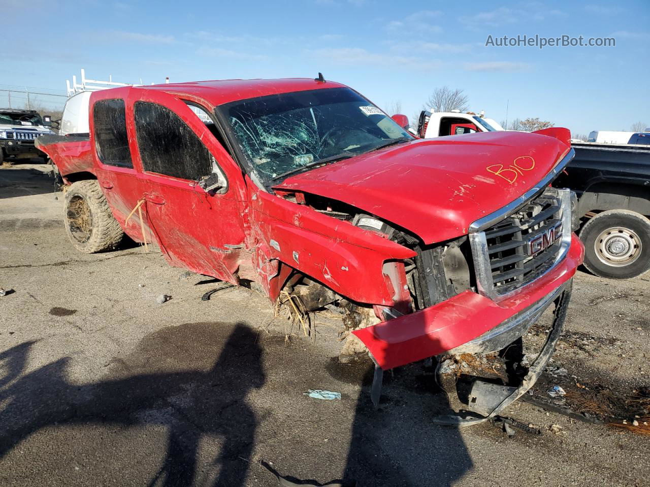 2008 Gmc Sierra K2500 Heavy Duty Red vin: 1GTHK23658F180061