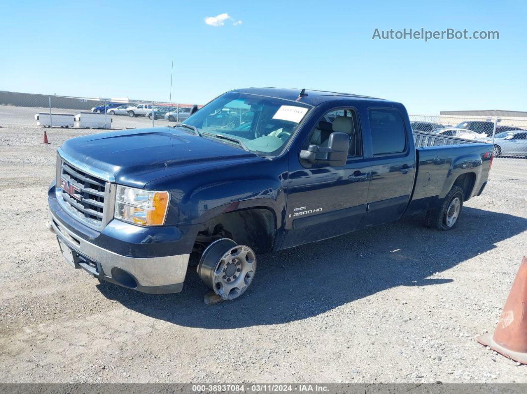 2007 Gmc Sierra 2500hd Slt Синий vin: 1GTHK23687F563586