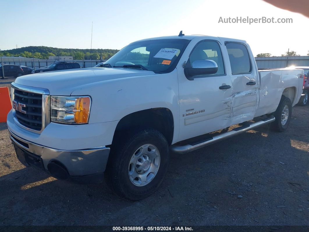 2008 Gmc Sierra 2500hd Sle2 White vin: 1GTHK23688F104639