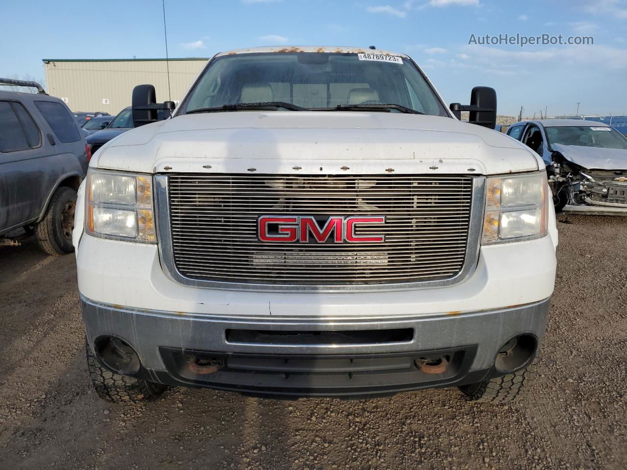 2008 Gmc Sierra K2500 Heavy Duty White vin: 1GTHK23688F179809