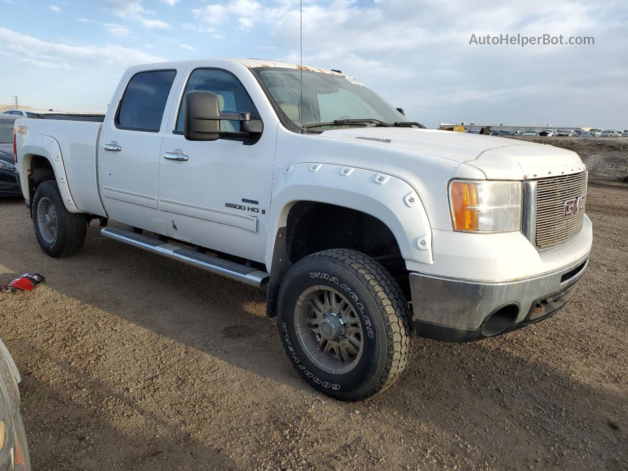 2008 Gmc Sierra K2500 Heavy Duty White vin: 1GTHK23688F179809