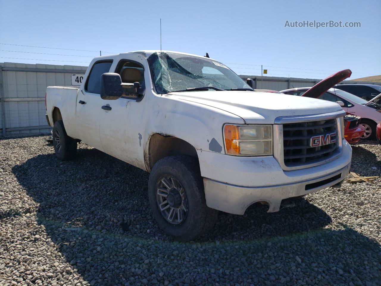 2007 Gmc Sierra K2500 Heavy Duty White vin: 1GTHK23697F503283