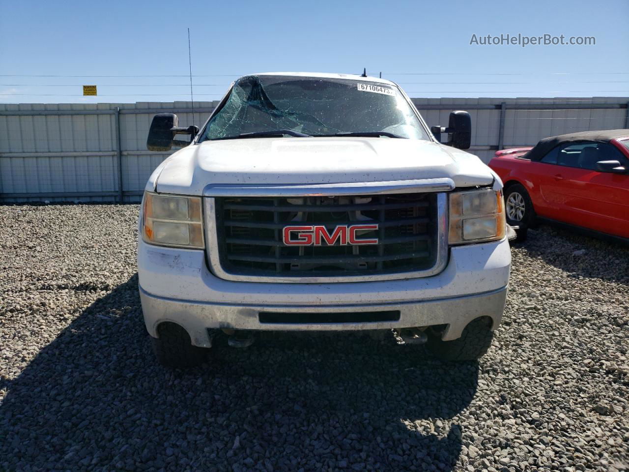 2007 Gmc Sierra K2500 Heavy Duty White vin: 1GTHK23697F503283