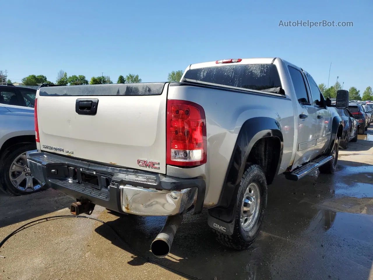 2008 Gmc Sierra K2500 Heavy Duty Silver vin: 1GTHK236X8F169928