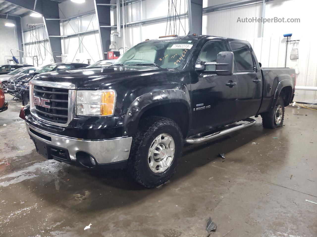 2008 Gmc Sierra K2500 Heavy Duty Black vin: 1GTHK236X8F225947