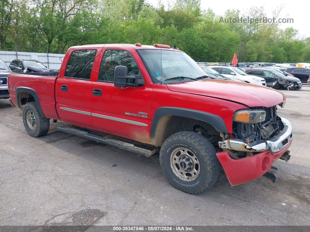 2007 Gmc Sierra 2500hd Classic Slt Красный vin: 1GTHK23D17F160712