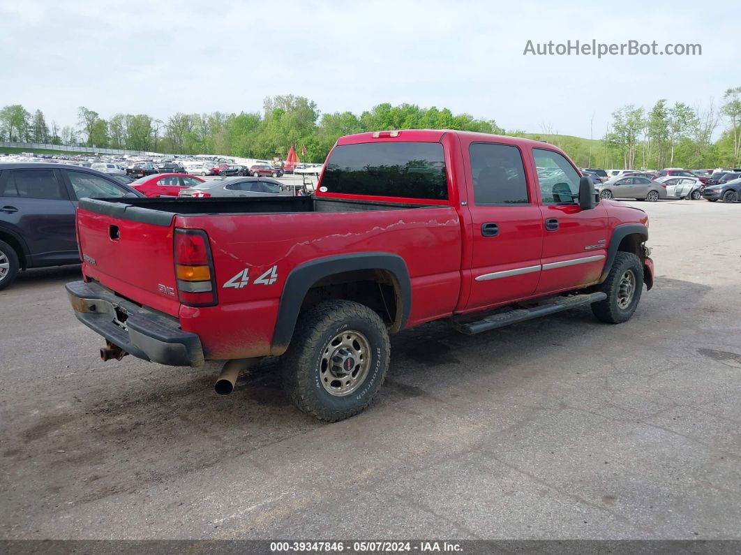 2007 Gmc Sierra 2500hd Classic Slt Красный vin: 1GTHK23D17F160712