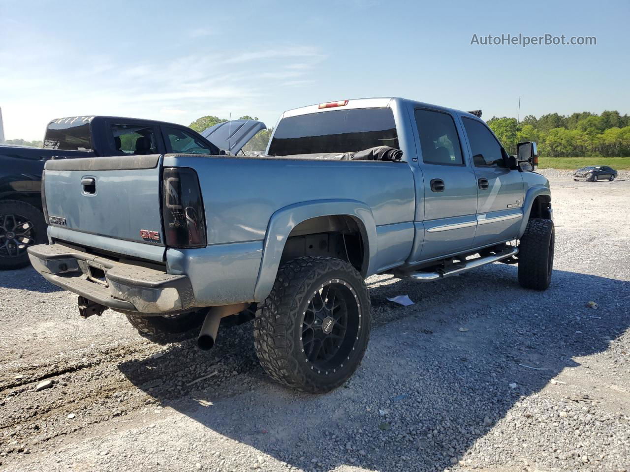 2007 Gmc Sierra K2500 Heavy Duty Blue vin: 1GTHK23D17F180586