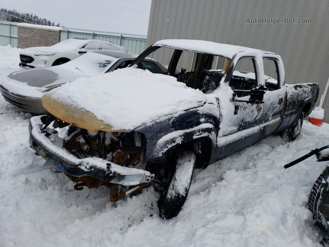 2007 Gmc Sierra K2500 Heavy Duty Blue vin: 1GTHK23D47F127817