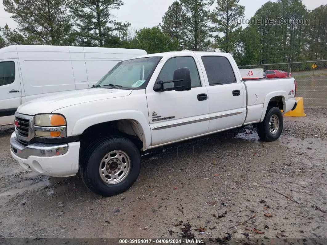 2007 Gmc Sierra 2500hd Classic Sle2 Белый vin: 1GTHK23D47F163166