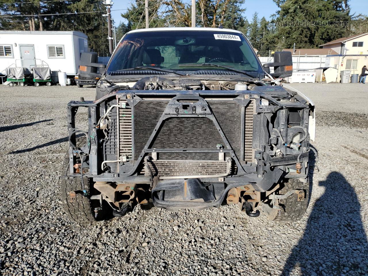 2007 Gmc Sierra K2500 Heavy Duty White vin: 1GTHK23D57F135652