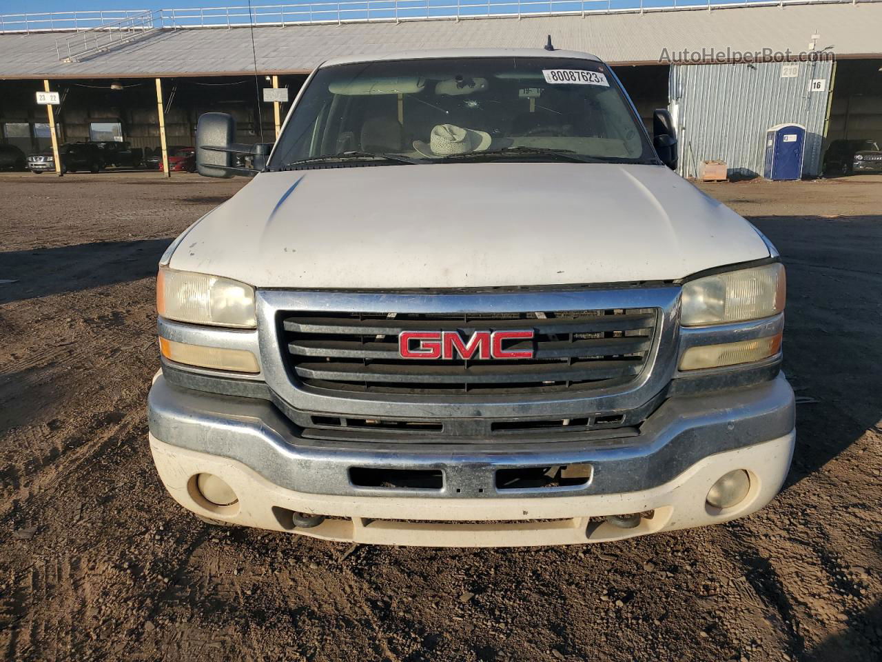 2007 Gmc Sierra K2500 Heavy Duty White vin: 1GTHK23D77F116603