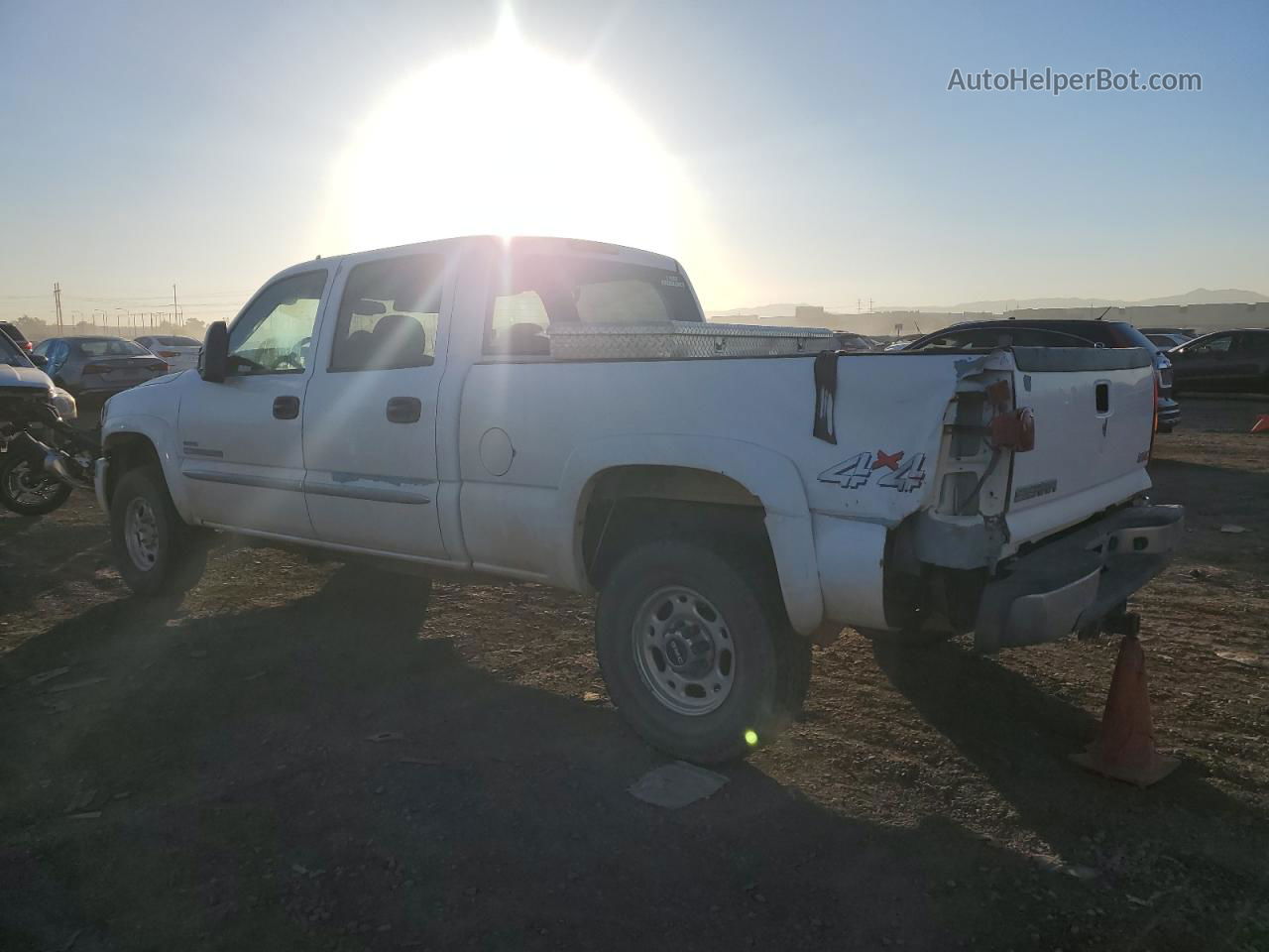 2007 Gmc Sierra K2500 Heavy Duty Белый vin: 1GTHK23D77F116603