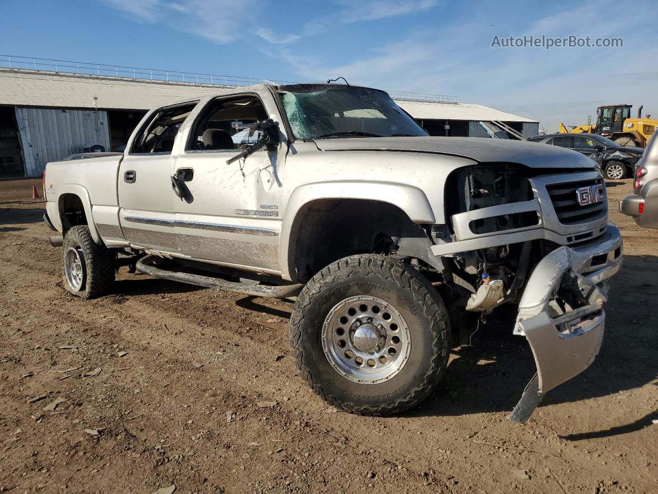 2007 Gmc Sierra K2500 Heavy Duty Beige vin: 1GTHK23D77F135958