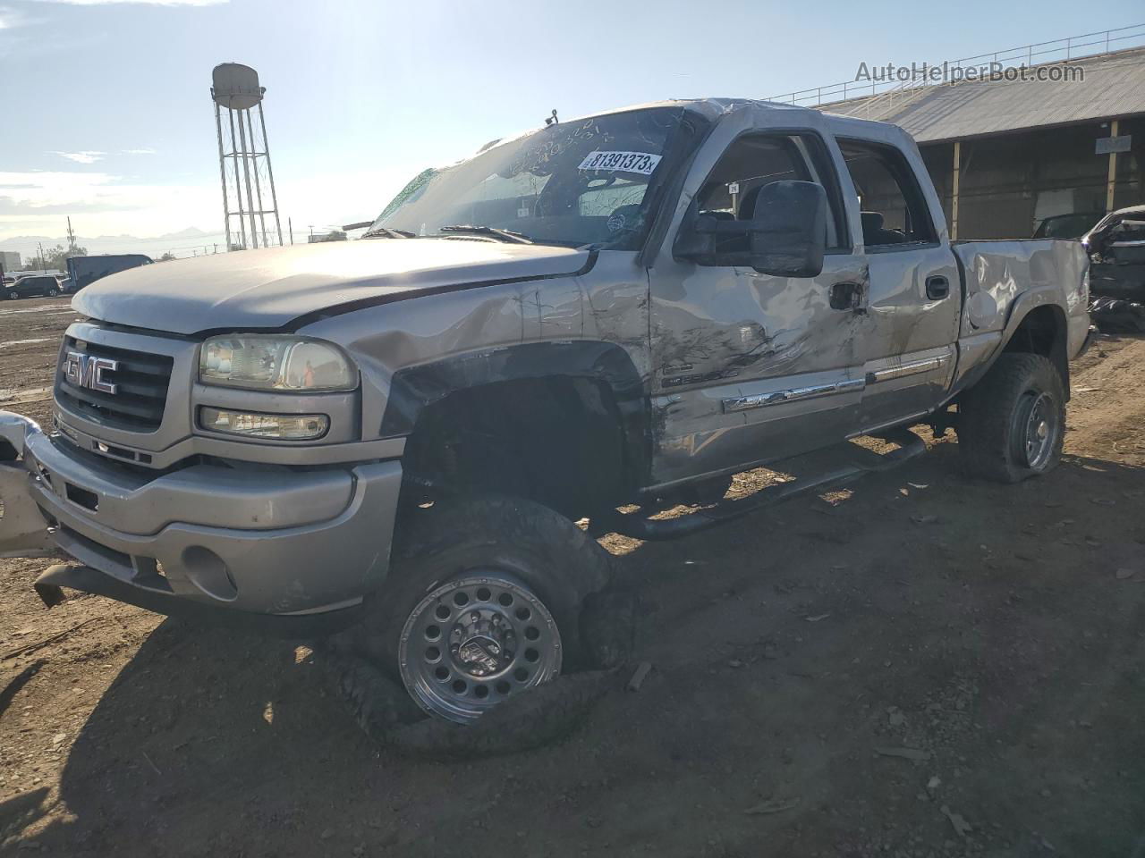 2007 Gmc Sierra K2500 Heavy Duty Beige vin: 1GTHK23D77F135958