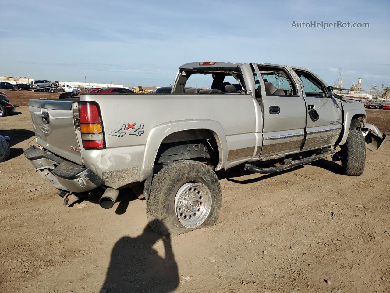 2007 Gmc Sierra K2500 Heavy Duty Beige vin: 1GTHK23D77F135958