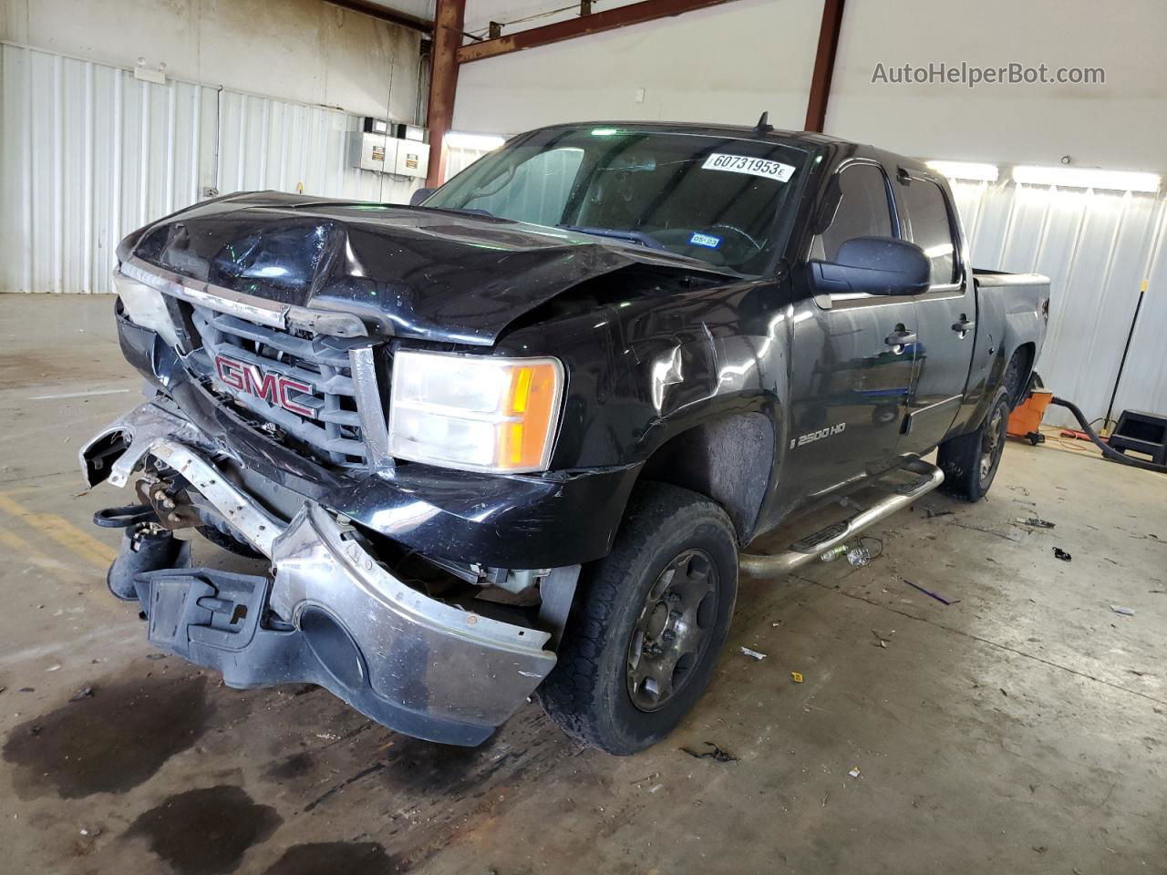 2008 Gmc Sierra K2500 Heavy Duty Black vin: 1GTHK23K18F154912