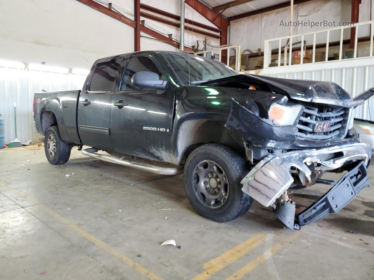 2008 Gmc Sierra K2500 Heavy Duty Black vin: 1GTHK23K18F154912