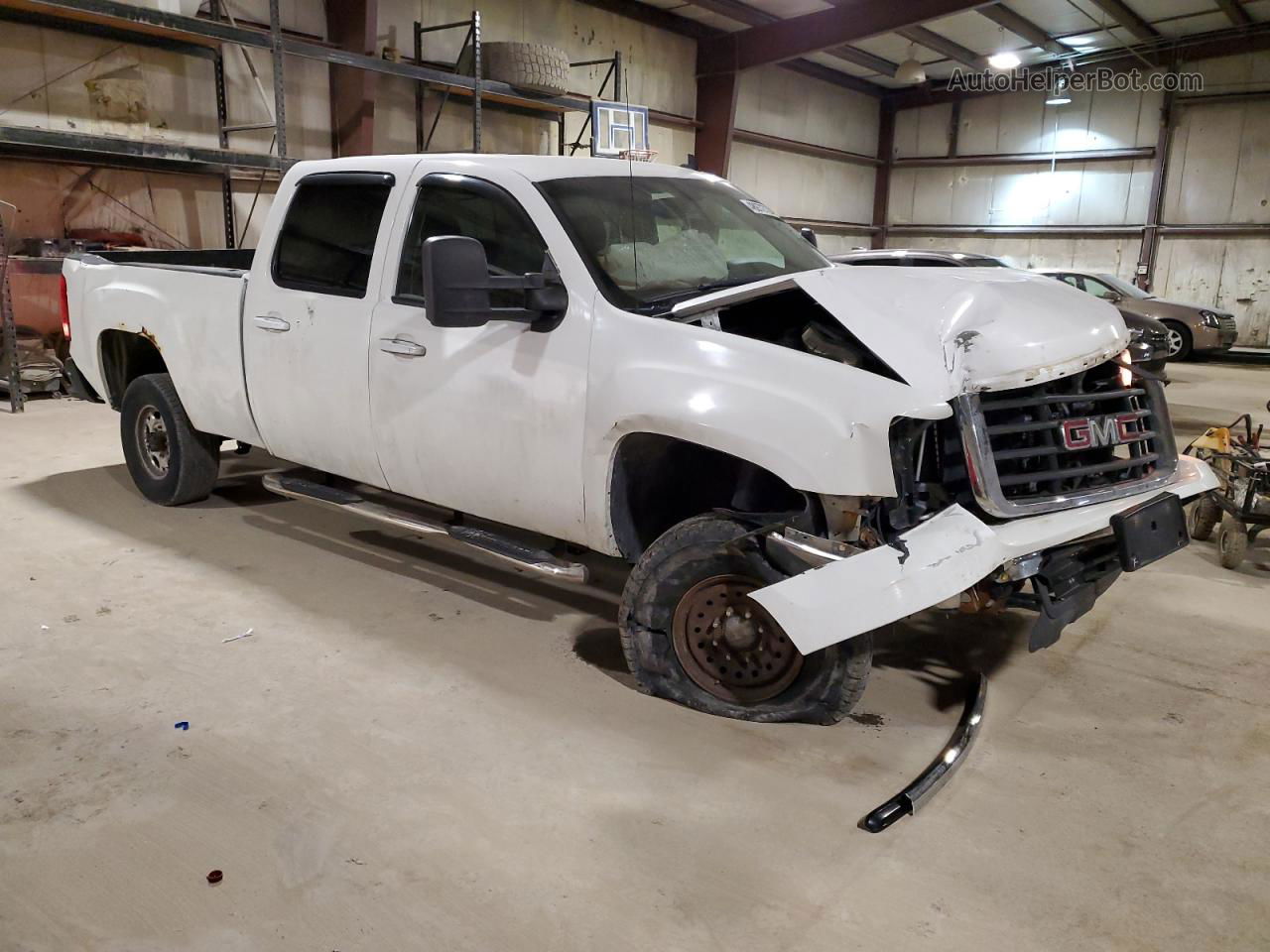 2007 Gmc Sierra K2500 Heavy Duty White vin: 1GTHK23K47F547592