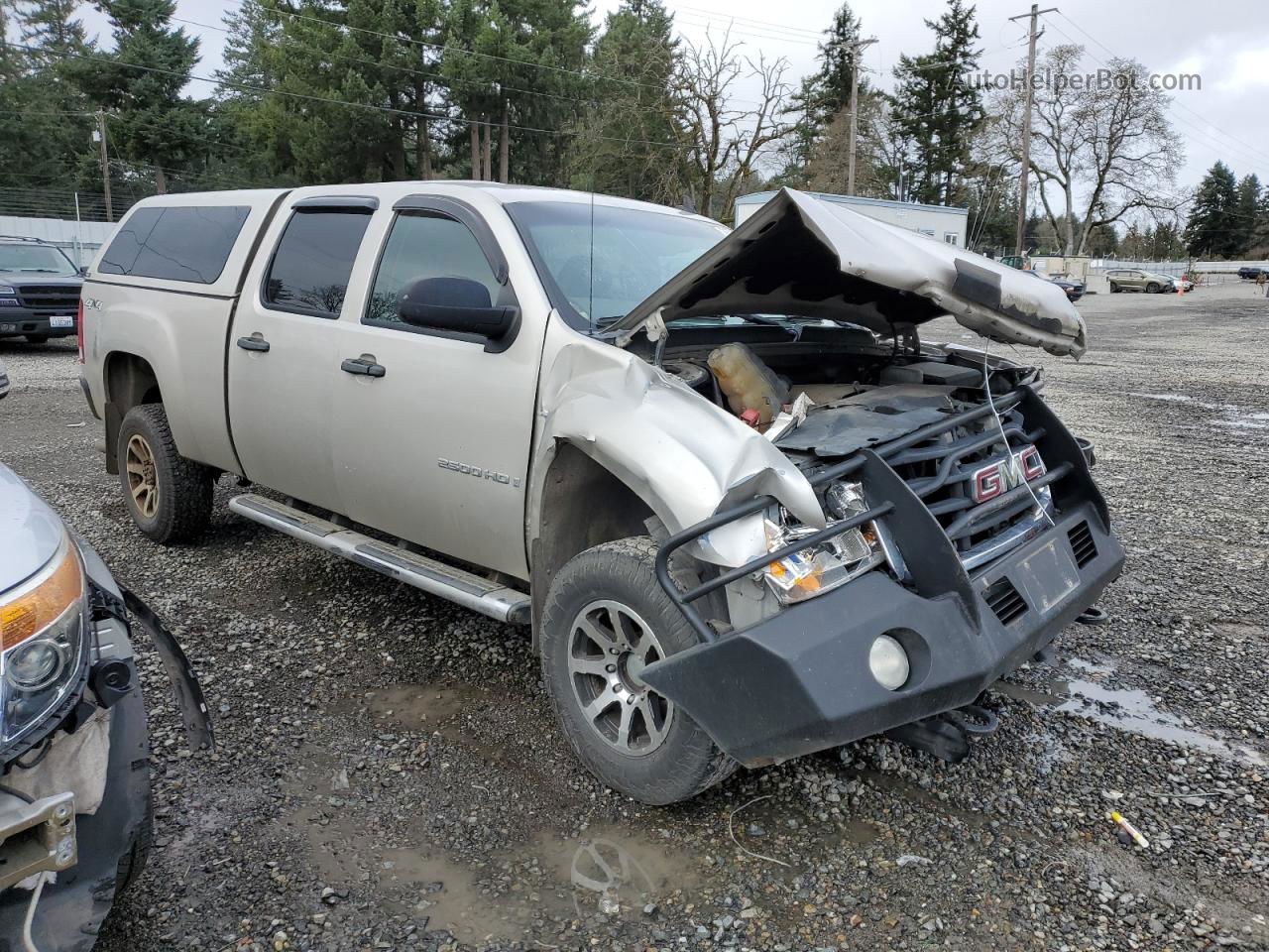 2007 Gmc Sierra K2500 Heavy Duty Beige vin: 1GTHK23K57F534267