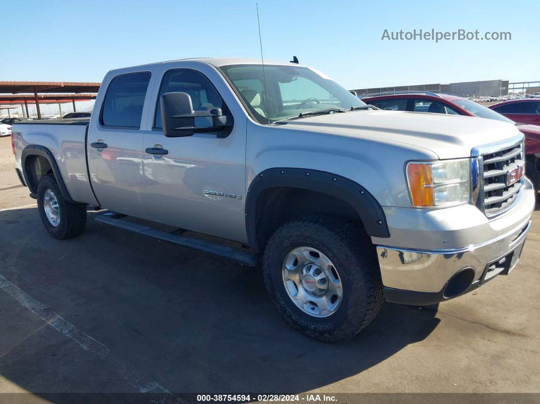 2008 Gmc Sierra 2500hd Sle2 Silver vin: 1GTHK23K88F192475