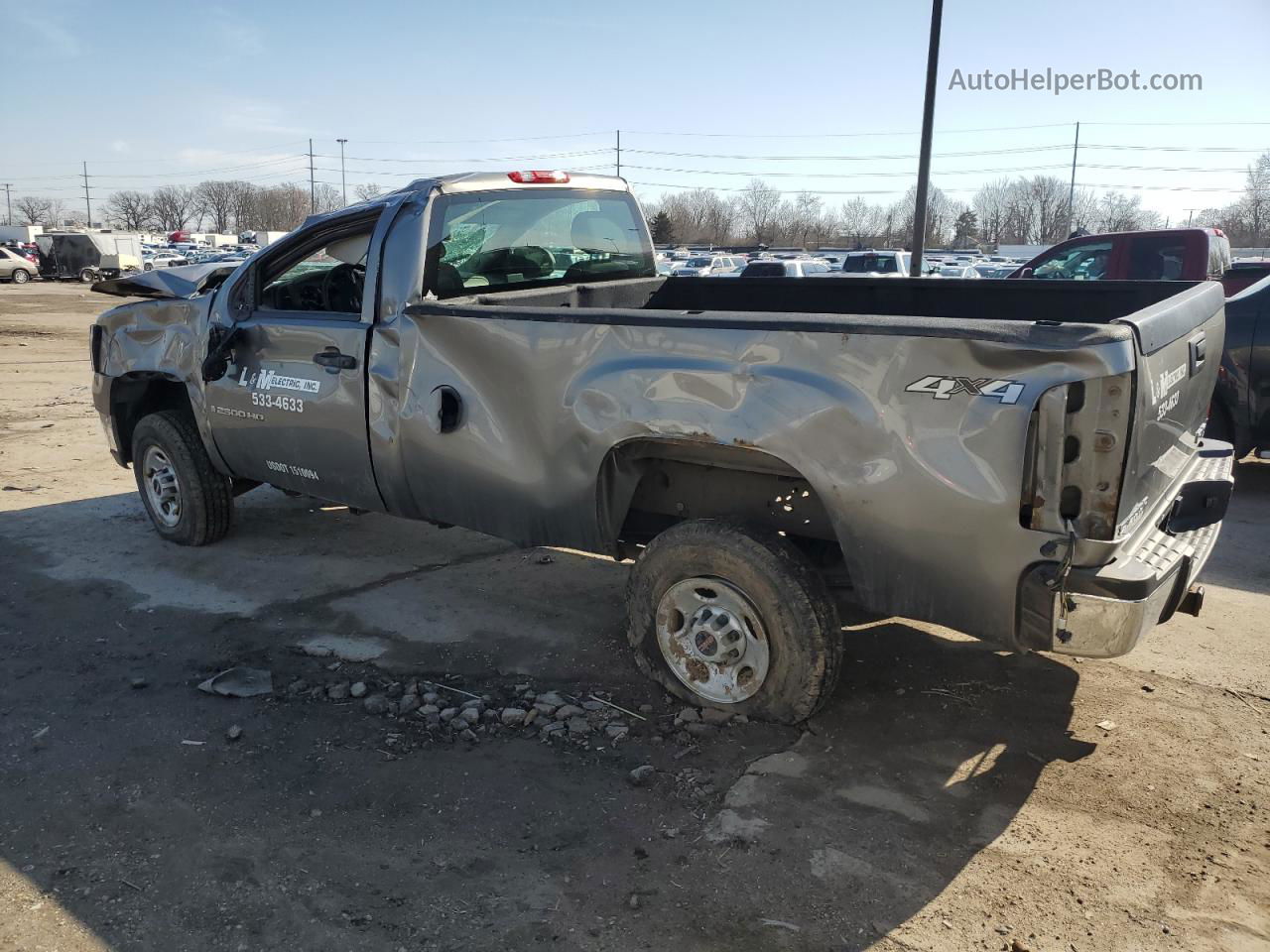 2007 Gmc Sierra K2500 Heavy Duty Gray vin: 1GTHK24K17E577623