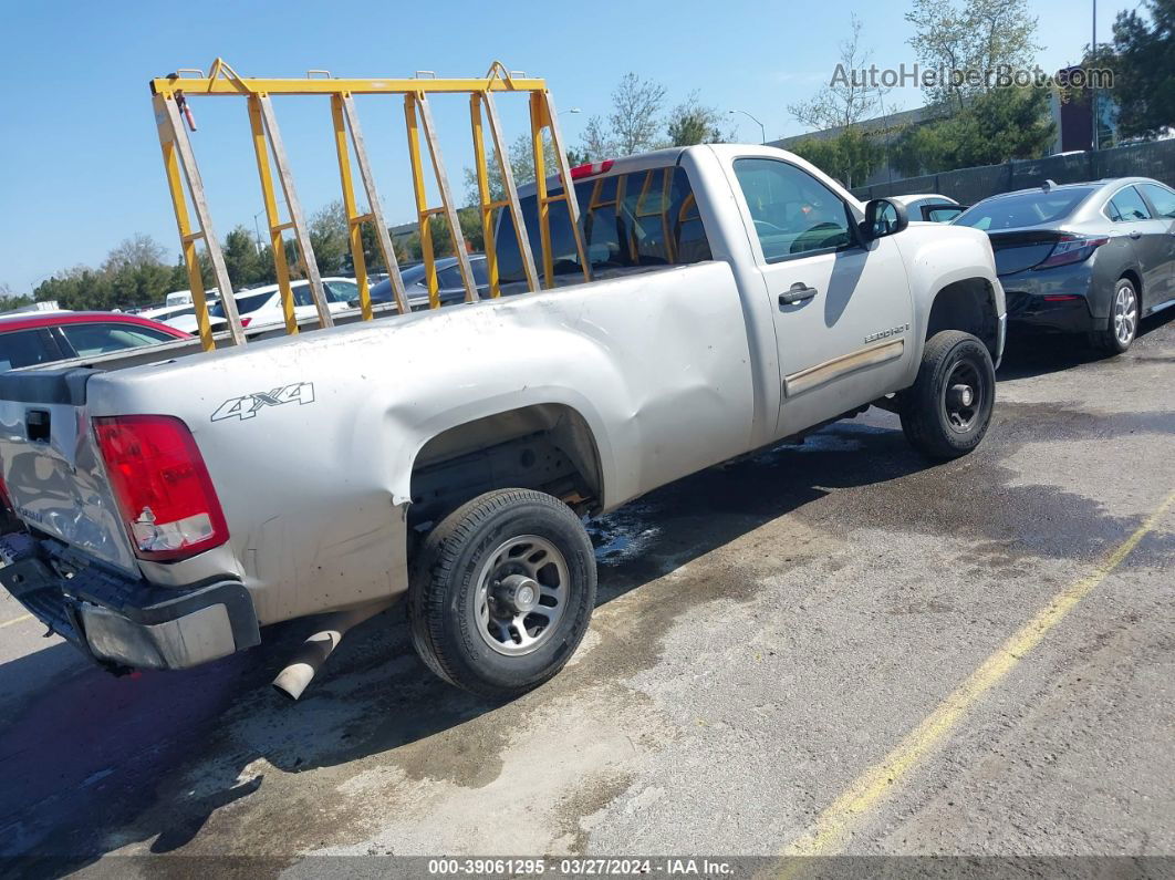 2007 Gmc Sierra 2500hd Sle1 Gray vin: 1GTHK24K87E572824