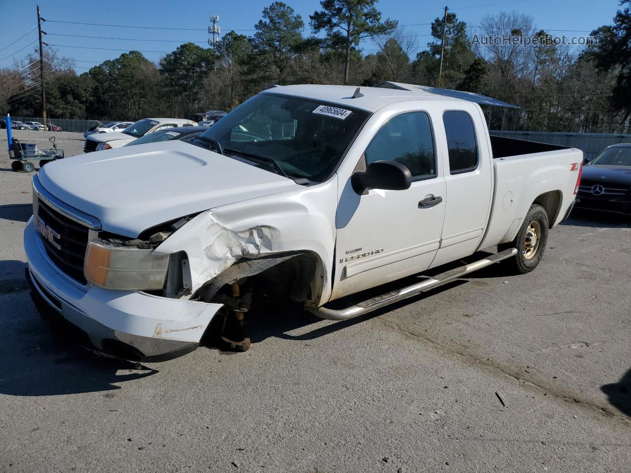 2007 Gmc Sierra K2500 Heavy Duty Белый vin: 1GTHK29687E598786