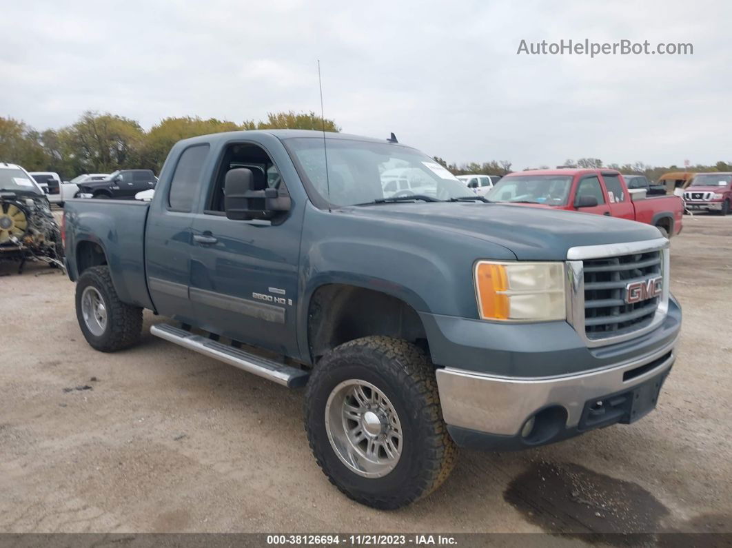 2008 Gmc Sierra 2500hd Slt Blue vin: 1GTHK29688E216242