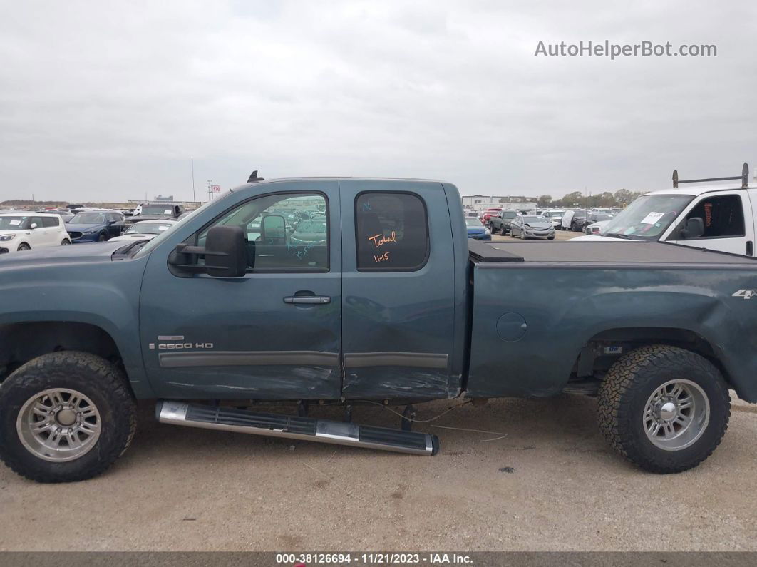 2008 Gmc Sierra 2500hd Slt Blue vin: 1GTHK29688E216242