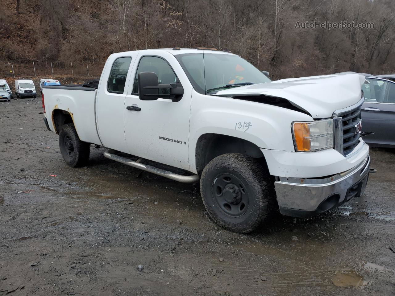 2007 Gmc Sierra K2500 Heavy Duty Белый vin: 1GTHK29K27E552156