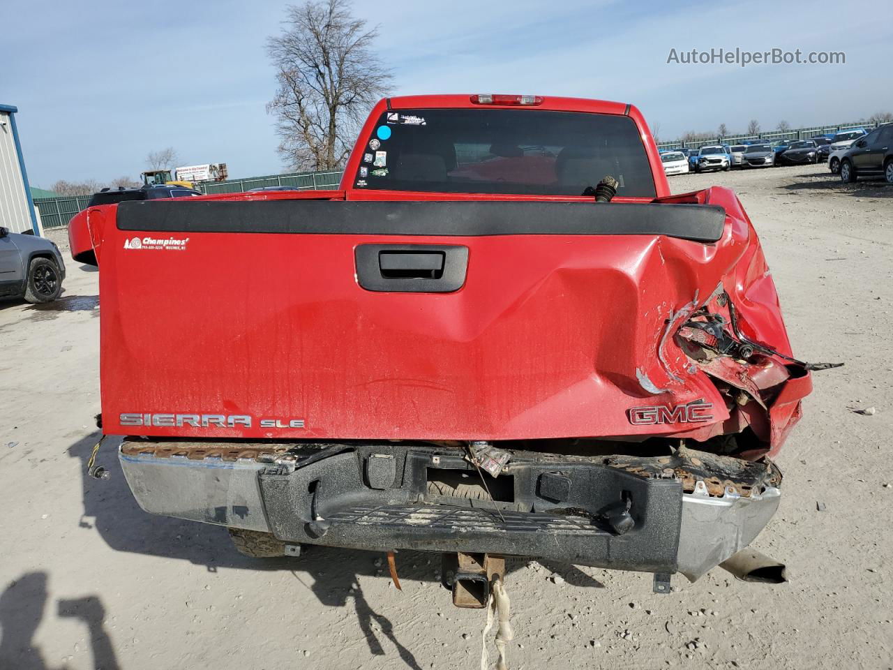 2008 Gmc Sierra K2500 Heavy Duty Red vin: 1GTHK29K28E110723