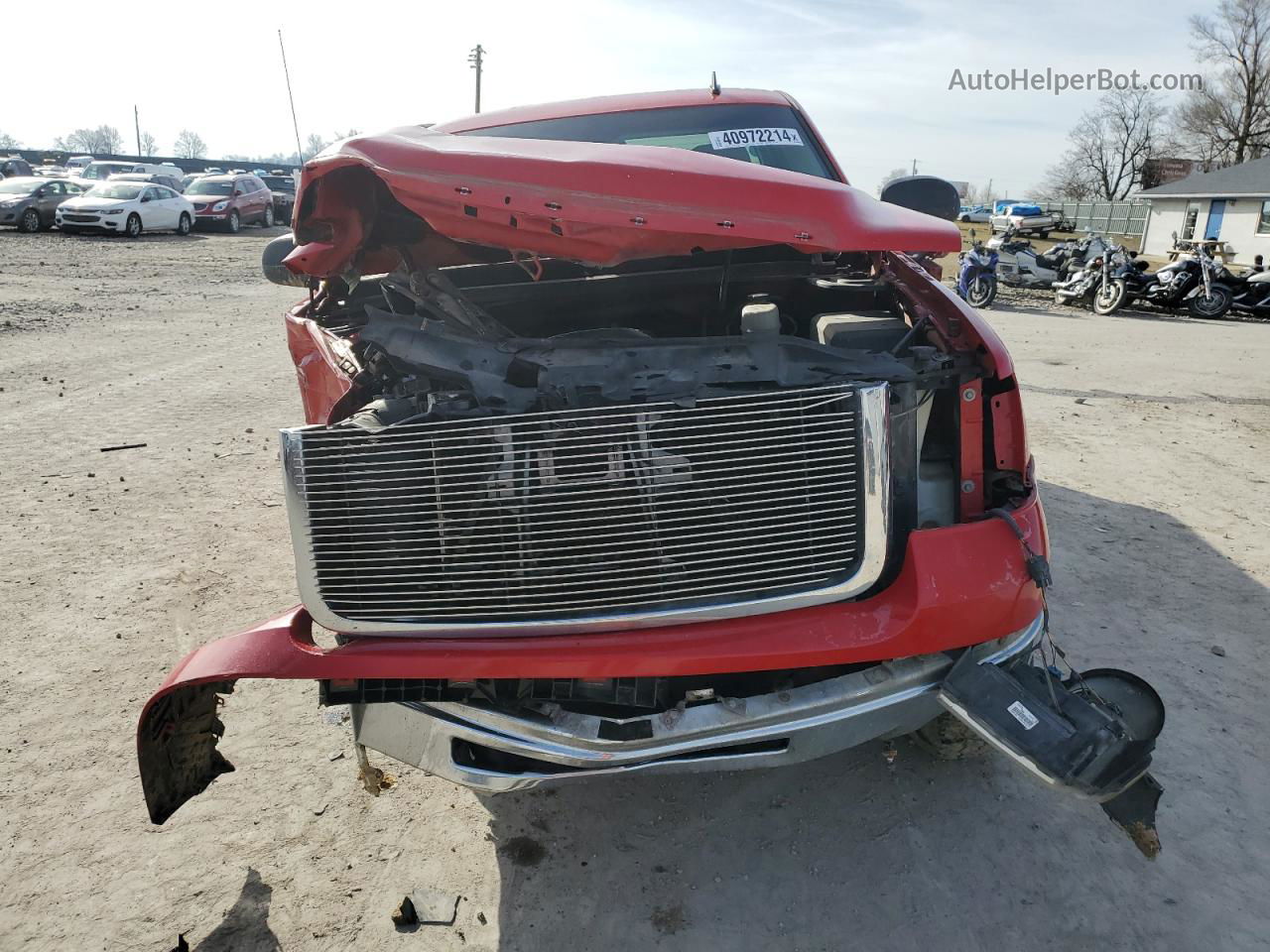 2008 Gmc Sierra K2500 Heavy Duty Red vin: 1GTHK29K28E110723