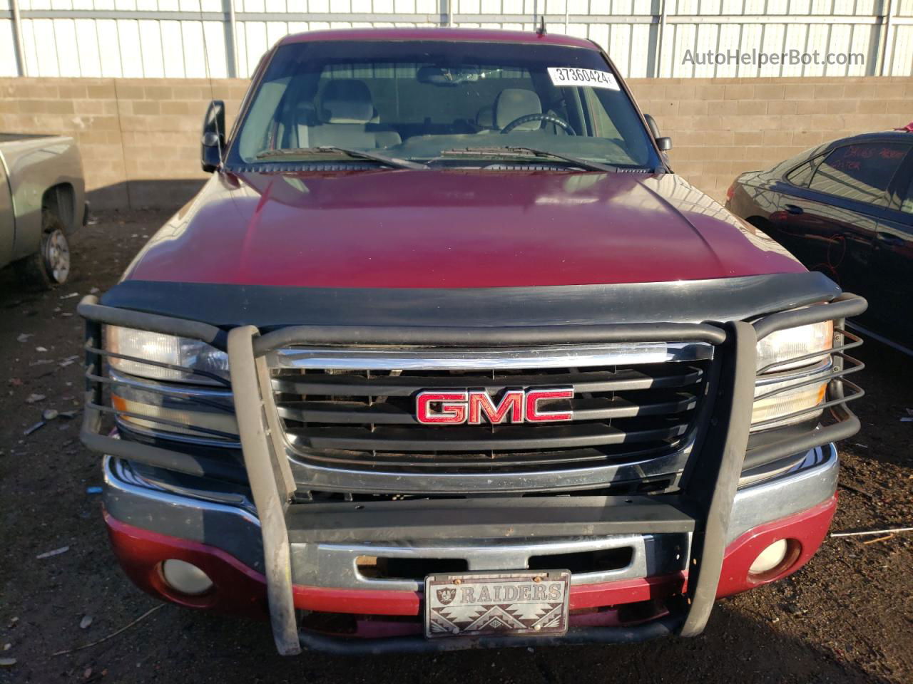 2007 Gmc Sierra K2500 Heavy Duty Burgundy vin: 1GTHK29U57E121747