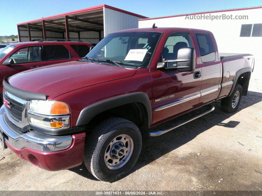 2007 Gmc Sierra 2500hd Classic Sle1 Red vin: 1GTHK29U97E130189