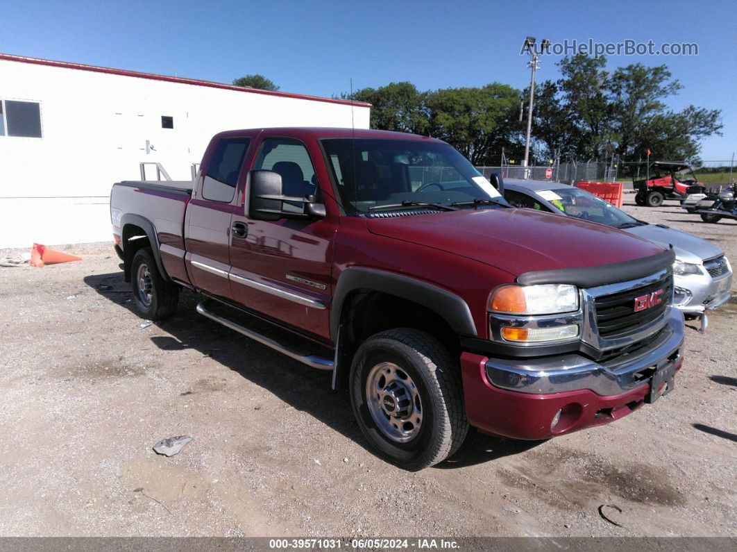 2007 Gmc Sierra 2500hd Classic Sle1 Red vin: 1GTHK29U97E130189