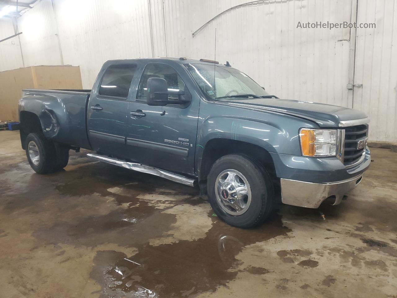 2008 Gmc Sierra K3500 Blue vin: 1GTJK33618F160266