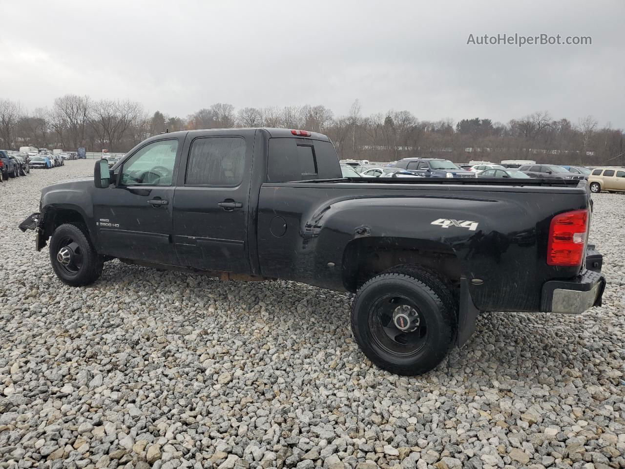 2008 Gmc Sierra K3500 Black vin: 1GTJK33658F199572